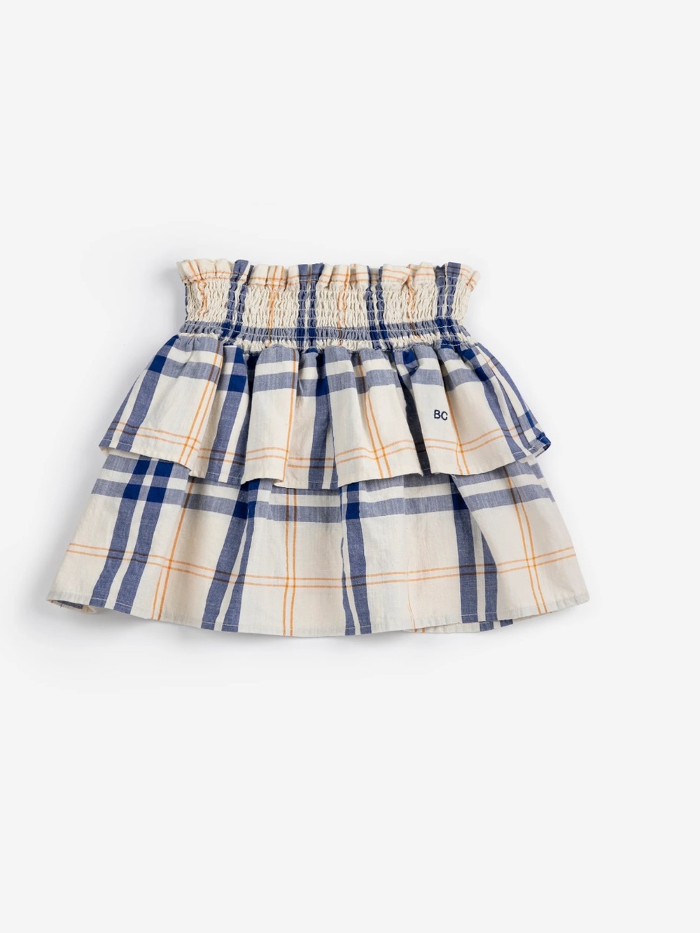 Bobo Choses Tartan Plaid Skirt 6-7Y Girls NWT